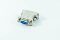 Dvi converter on white background Royalty Free Stock Photo