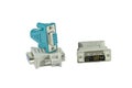 DVI to VGA adapter Royalty Free Stock Photo