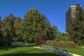 Dvorak park, Karlovy Vary, Czech republic