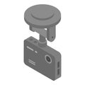 Dvr camera icon, isometric style