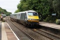 DVT heads passenger train through Dorridge station