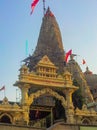 Dwaraka Temple outside view in Gujarat, Dwaraka Dham, Hindu Dham, Main Hindu Dham