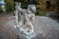 Dwarf Garden Zwergerlgarten - Turkish Dwarf with turbant - 17th century statue - Salzburg, Austria