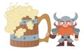 Dwarf with great beer mug