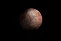 Dwarf planet Makemake in the outer space. 3d render Royalty Free Stock Photo