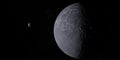Dwarf Planet 90482 Orcus with Vanth moon Royalty Free Stock Photo