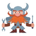 Dwarf Repairer Royalty Free Stock Photo