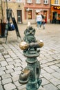 The Dwarfs of Wroclaw, Poland. Dwarfs sculptures lurking and hiding around every corner of the city