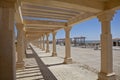 Public walkway Pagoda shapes Dwarka