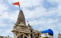 Dwarkadhish temple of gujarat is located on the banks of Gomti river Royalty Free Stock Photo