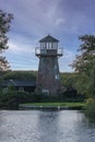 Dwelling converted from old land drainage pump windmill, Norfolk Broads Royalty Free Stock Photo