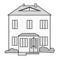 Dwelling houses icon