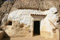 Dwelling in the mounts near Guadix, Andalusia Royalty Free Stock Photo