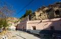 Dwellings houses into rock. Cortes de Baza