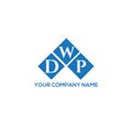 DWP letter logo design on white background.  DWP creative initials letter logo concept.  DWP letter design. DWP letter logo Royalty Free Stock Photo