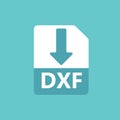 DXF vector icon. Download file