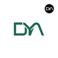 DYA Logo Letter Monogram Design Royalty Free Stock Photo