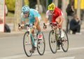 Dyachenko of Astana and Molard of Cofidis