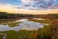 Dyar\'s Pasture, Madison, Georgia, USA is a freshwater wetland and bird sanctuary Royalty Free Stock Photo