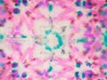 Dye Effect Patchwork. Ethnic Texture. Floral Psychedelic Pattern. Tile pattern. Hippie Design. Graphic Multicolor White Tie Dye