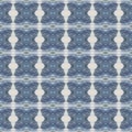 Dye Effect Seamless. Ethnic Texture. Bohemian Flowers Ornament. Blue and white Hippie Design. Creative Pattern Print. Indigo Tie Royalty Free Stock Photo