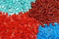 Dyed polymer resin Royalty Free Stock Photo