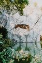 dying lion monument, landmark in Lucerne Switzerland Royalty Free Stock Photo