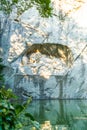 dying lion monument, landmark in Lucerne Switzerland Royalty Free Stock Photo