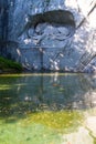 Dying lion monument in Lucerne Switzerland