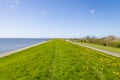 The dykes of Texel Netherlands Royalty Free Stock Photo