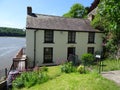 Dylan Thomas boat house at Laugharne, Wales Royalty Free Stock Photo