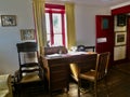 View of Dylan Thomas writing desk