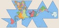 Dymaxion World map