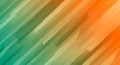 Diagonal Geometric Stripes in Teal and Orange Gradient Royalty Free Stock Photo
