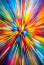 Zoom effect blur motion colors abstract for background Royalty Free Stock Photo