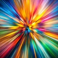 Zoom effect blur motion colors abstract for background Royalty Free Stock Photo