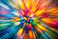 Zoom effect blur motion colors abstract for background Royalty Free Stock Photo