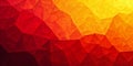 Vibrant Red and Yellow Abstract Polygonal Background Royalty Free Stock Photo