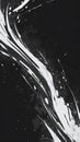 Abstract White Paint Splatter on Black Background Royalty Free Stock Photo
