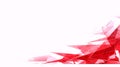 Abstract Red Geometric Background with White Space Royalty Free Stock Photo