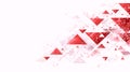 Abstract Red Geometric Triangle Background Royalty Free Stock Photo