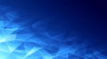 Abstract Blue Geometric Network Background Royalty Free Stock Photo