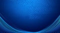 Abstract Blue Digital Wave Background with Geometric Patterns Royalty Free Stock Photo