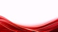 Abstract Red Wave Background with White Space Royalty Free Stock Photo
