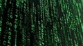 Abstract Green Digital Code Matrix Good Resolution Stock Photo Royalty Free Stock Photo