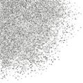 Silver Glitter Texture Background Royalty Free Stock Photo