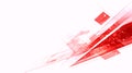 Abstract Red Geometric Technology Background Royalty Free Stock Photo