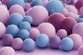 Dynamic abstract background spheres. ai generative. Royalty Free Stock Photo