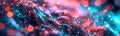 dynamic abstract background with swirling patterns and vibrant bokeh lights, adding a sense of movement. Royalty Free Stock Photo