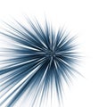 Abstract blue starburst explosion isolated on white background Royalty Free Stock Photo